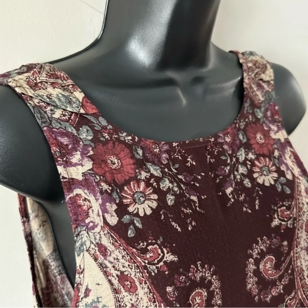 EUC Free People Intimately Free Dobby Dot Flounce Hem Slip Dress XS - Picture 6 of 13
